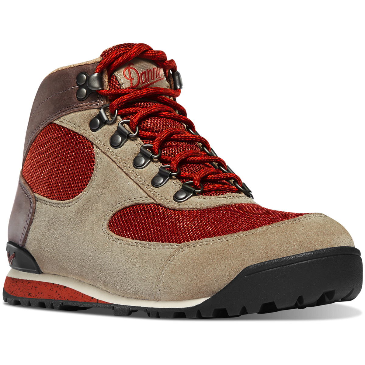 Danner Womens Jag Dry Weather Hiking Boots Khaki/Red - SHG542791